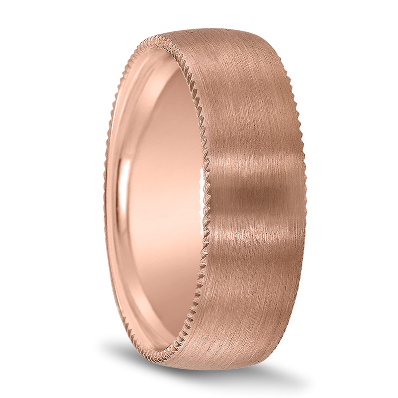 Novell Coin Edge Wedding Ring - main view