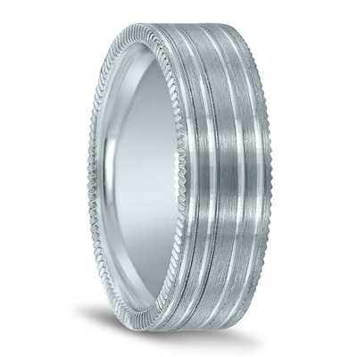 Novell Classic Incised Wedding Ring - main view thumbnail