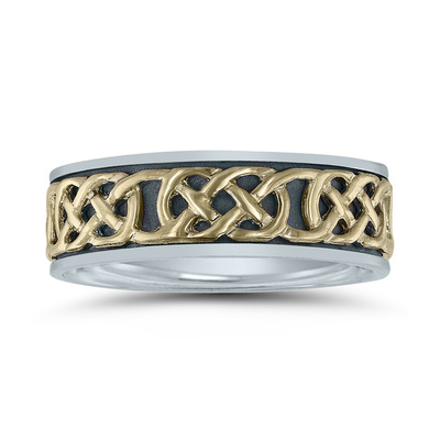 Novell Celtic Knot Wedding Band - view 2 of 2