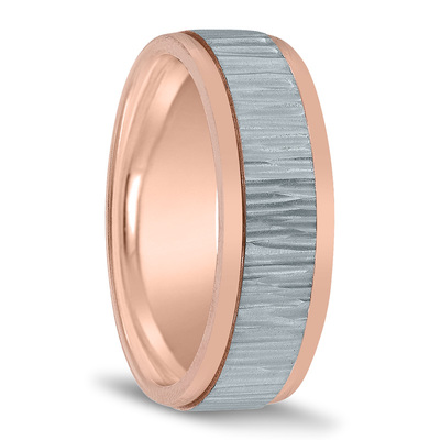 Novell Rugged Center Wedding Ring - main view thumbnail