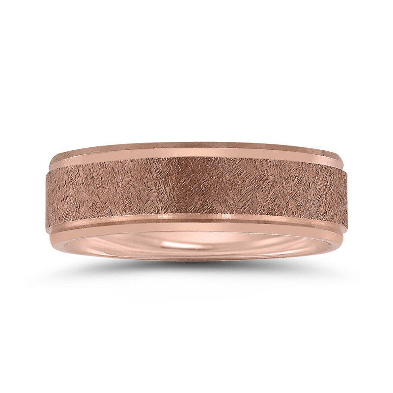 Novell Contemporary Wedding Band - view 2