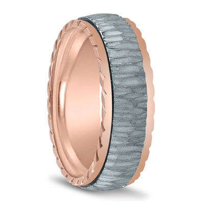 Novell Rough Cut Wedding Band - main view thumbnail