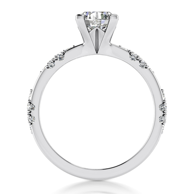 Elegant Bride's Choice Diamond Engagement Ring ( 0.32ct) thumbnail 3