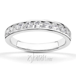 Channel Set Diamond Anniversary Band(0.91 ct. t.w)