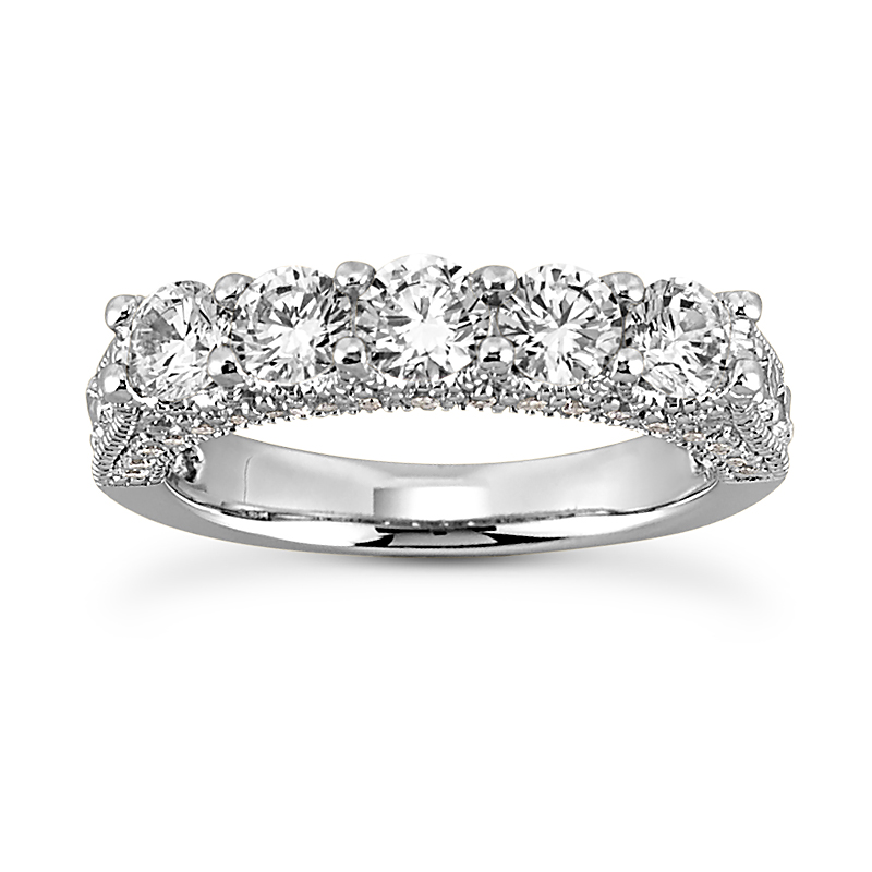 Fancy Five Stone Diamond Bridal Ring (2.88ct)