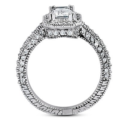 Halo Diamond Engagement Ring (0.90 t.c.w.) thumbnail 2