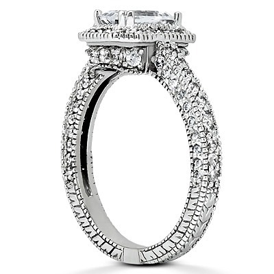 Halo Diamond Engagement Ring (0.90 t.c.w.) thumbnail 3