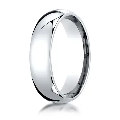 Classic Gold High Polished Dome Wedding Band - view 7 thumbnail