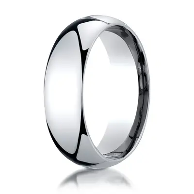 Classic Gold High Polished Dome Wedding Band - view 9 thumbnail