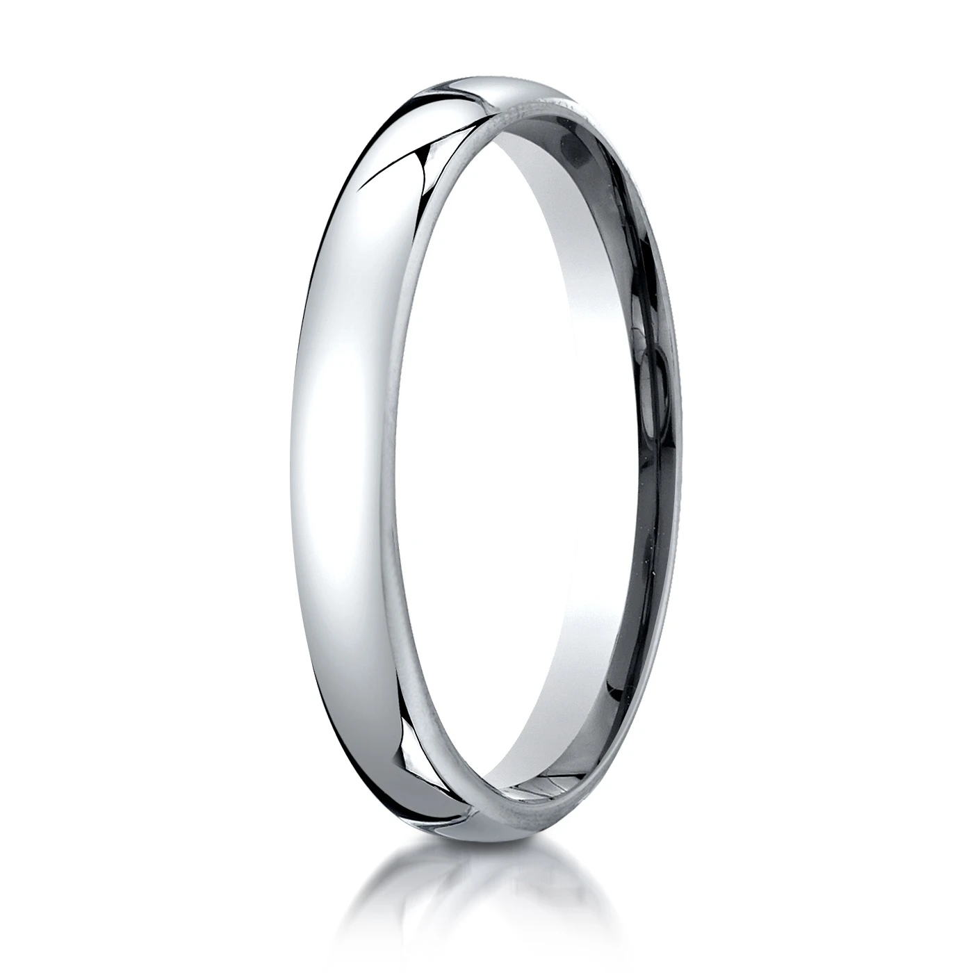 Modern Euro Dome Soft-Edge Comfort Fit Wedding Band - main view