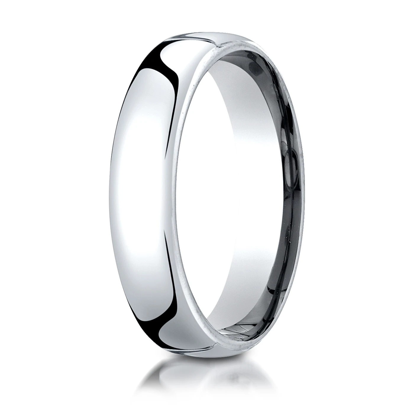 Modern Euro Dome Soft-Edge Comfort Fit Wedding Band - view 5