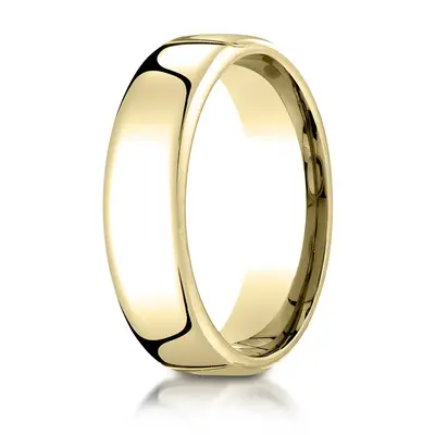 Modern Euro Dome Soft-Edge Comfort Fit Wedding Band - view 8 thumbnail