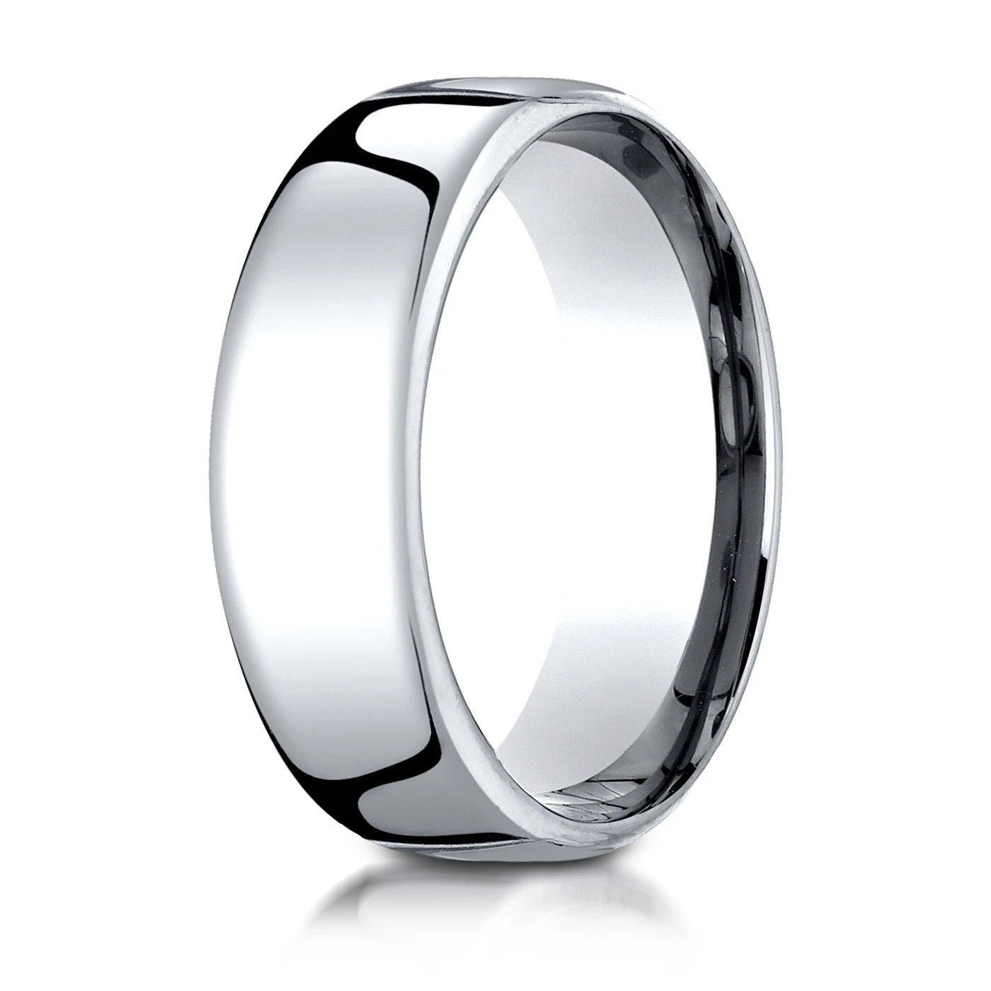 Modern Euro Dome Soft-Edge Comfort Fit Wedding Band - view 9