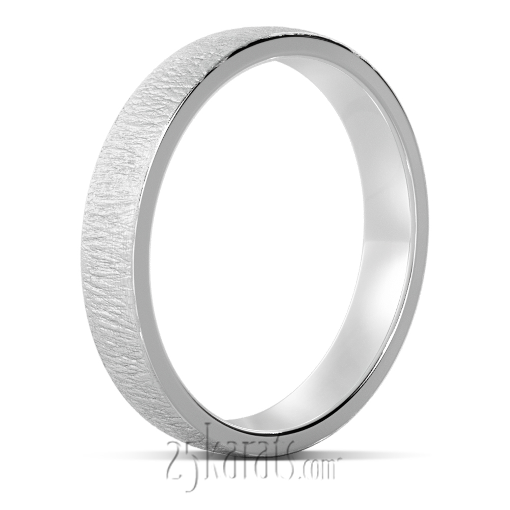 Sparkly Diamond Lightweight Wedding Band Set - view 9