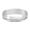 Rectangle Design Fancy Lightweight Wedding Band Set thumbnail 3