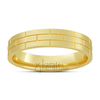 Rectangle Design Fancy Lightweight Wedding Band Set thumbnail 4