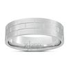 Rectangle Design Fancy Lightweight Wedding Band Set thumbnail 7