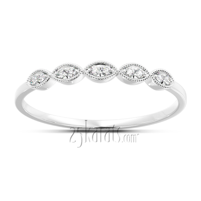 10 Diamonds Stackable Ring
