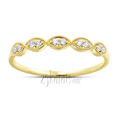 Elegant Stackable Diamond Ring