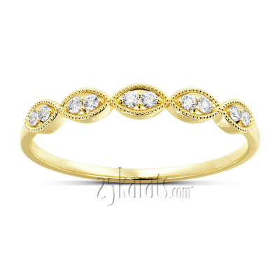 Elegant Stackable Diamond Ring