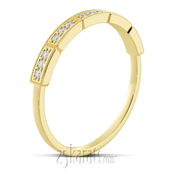 15 Diamonds Stackable Ring