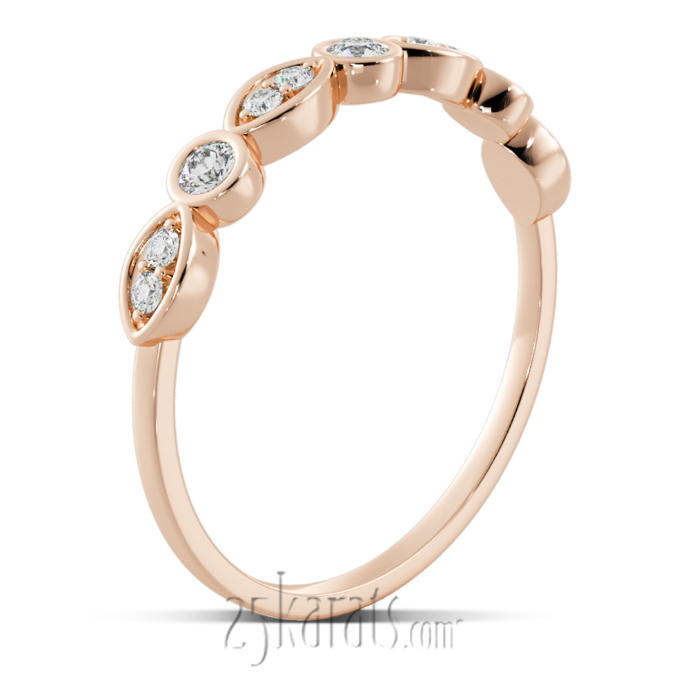 11 Diamonds Stackable Diamond Ring