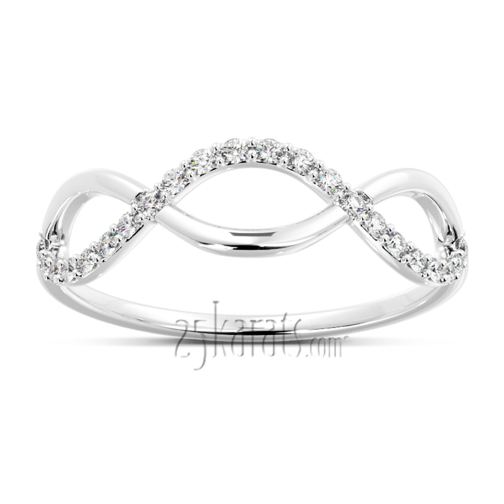 Infinity Stackable Diamond Ring