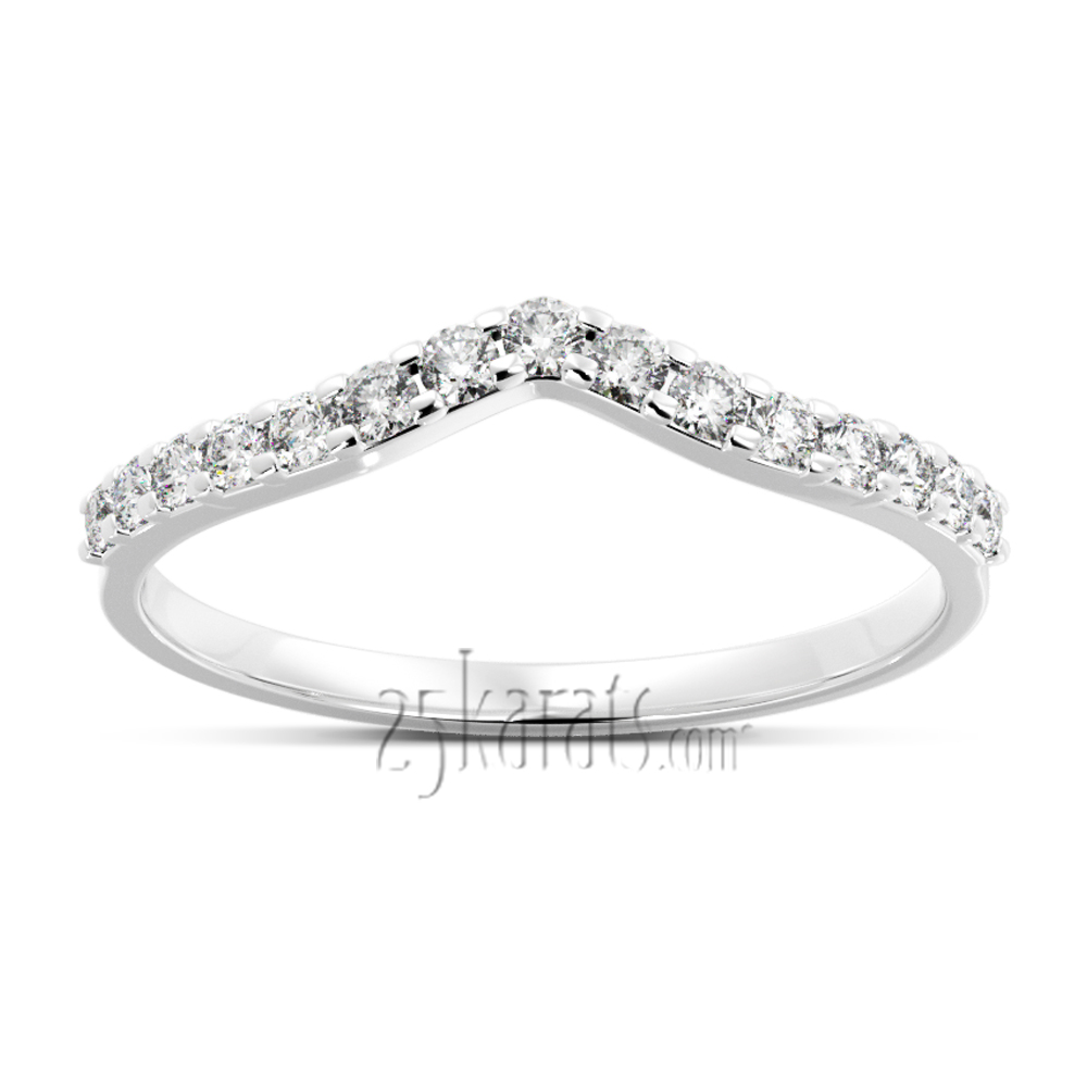 Curve Stackable Diamond Ring