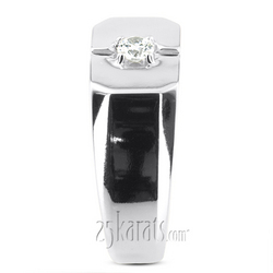 0.35 ct. Solitaire Man Diamond Ring thumbnail 6