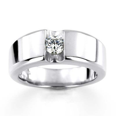 Solitaire Diamond Men's Ring (1.00 ct.) thumbnail 3