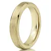 Beveled Edge Satin Diamond Cut Wedding Ring  thumbnail 11