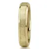 Beveled Edge Satin Diamond Cut Wedding Ring  thumbnail 12