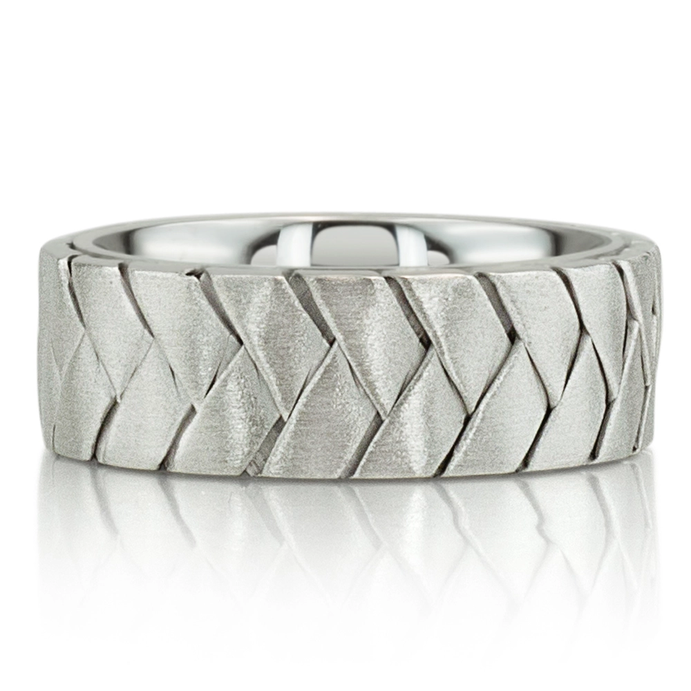 Bestseller Hand Braided Gold Wedding Ring  - view 9