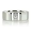 Sturdy Side-stoned Diamond Wedding Ring  thumbnail 5