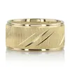 Traditional Grooved Fancy Carved Wedding Band  thumbnail 8