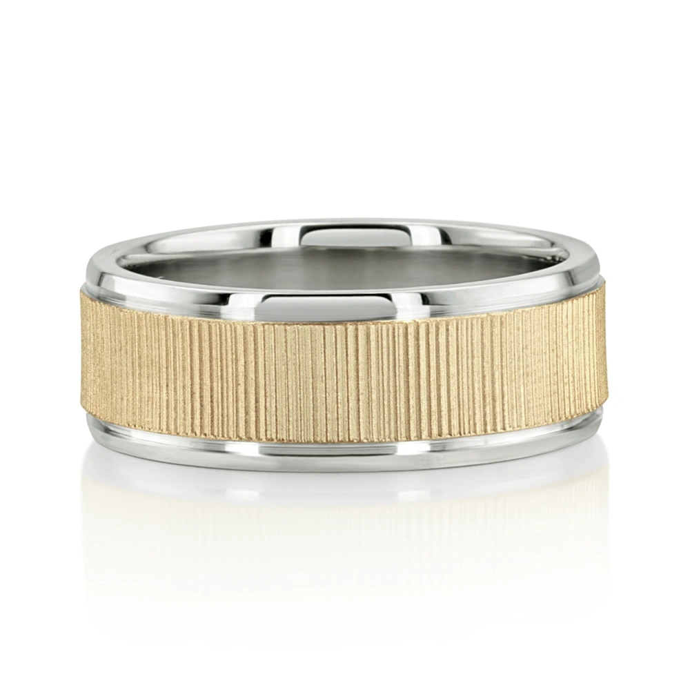 Classic Diamond Cut Wedding Band  - view 7