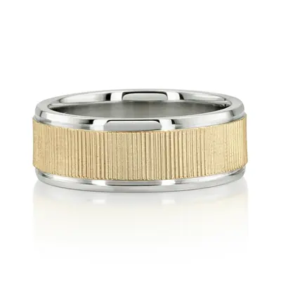 Classic Diamond Cut Wedding Band  - view 7 of 8