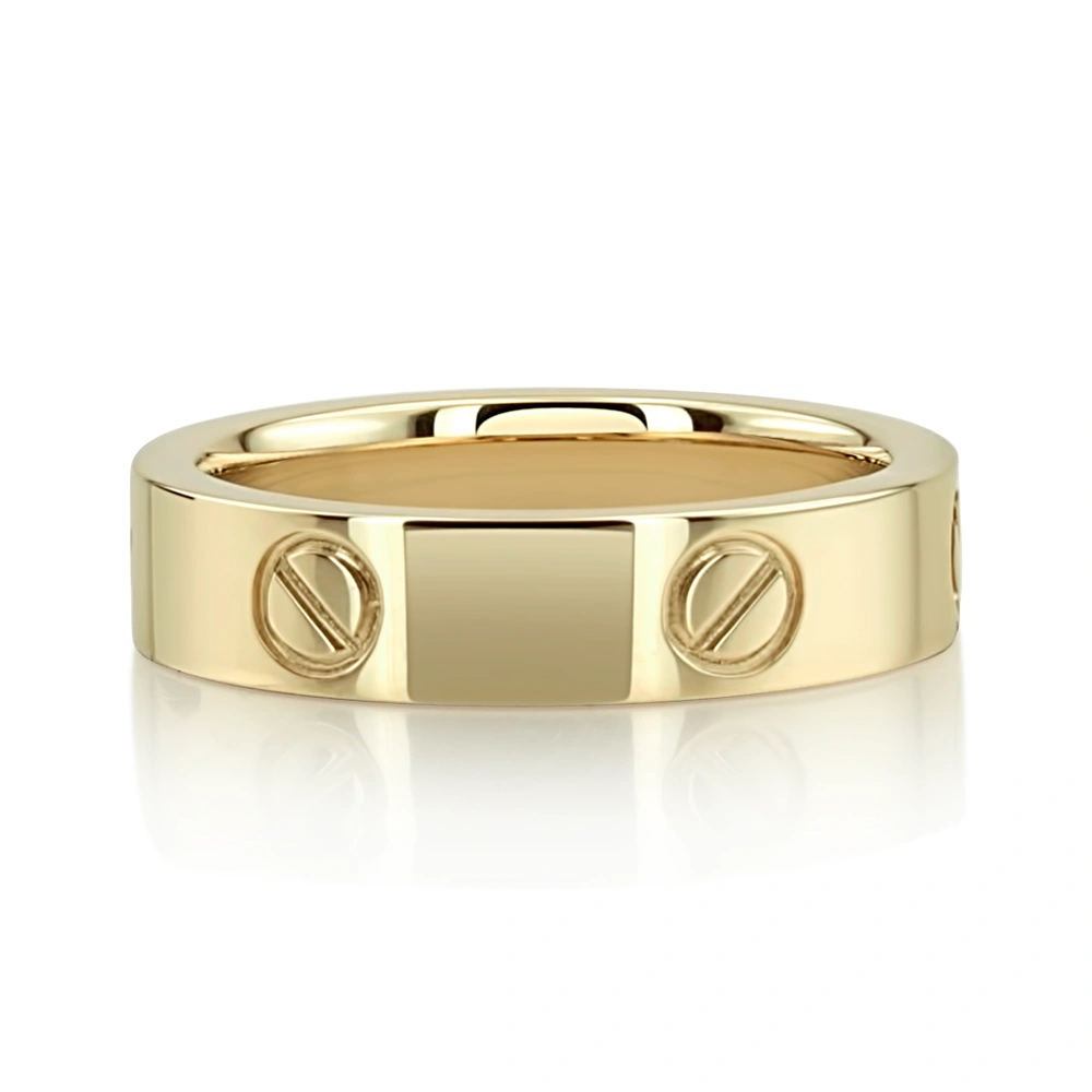 Cartier Inspired Wedding Ring - view 2