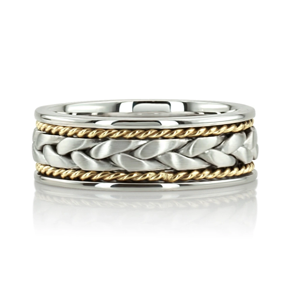 Braided Handmade Wedding Ring  - view 13
