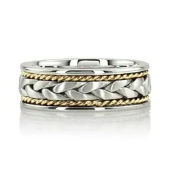 Braided Handmade Wedding Ring  thumbnail 13