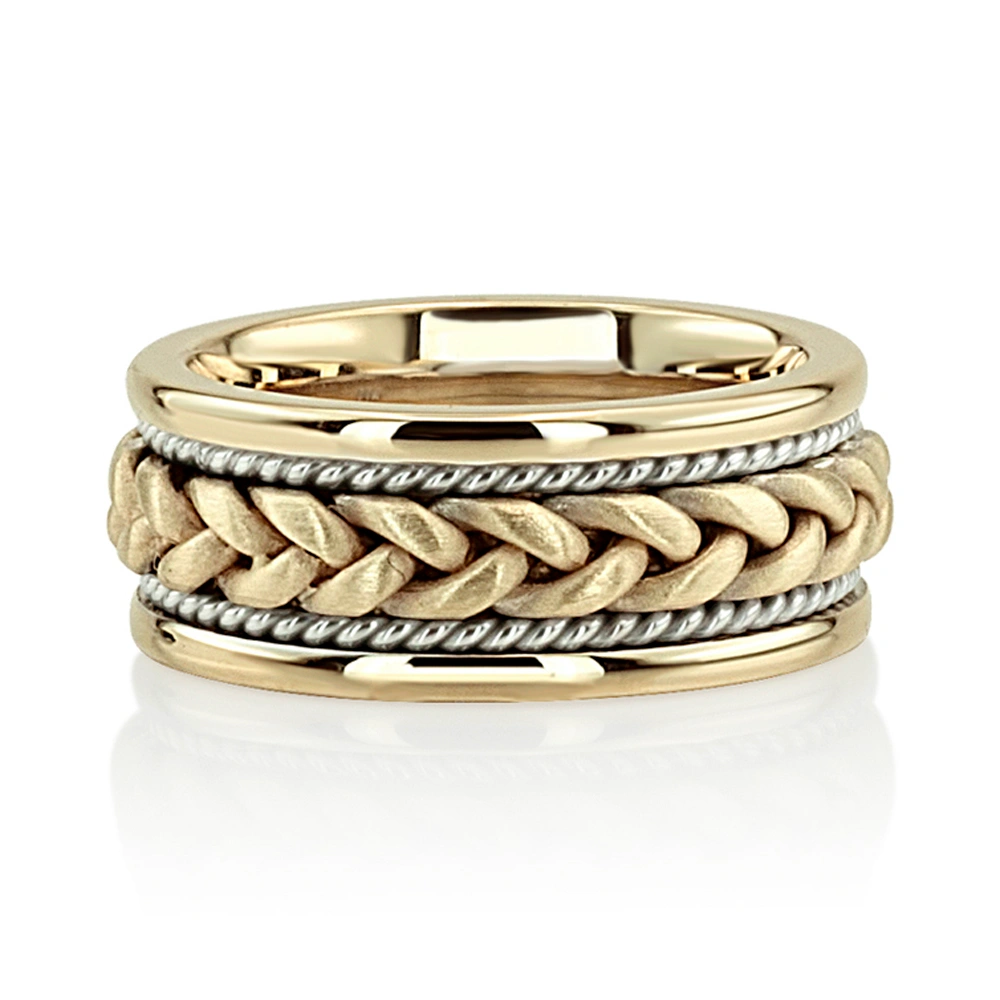 Braided Handmade Wedding Ring  - view 14
