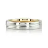 Color Duo Contemporary Wedding Band thumbnail 2