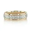 Leaf Design Fancy Carved Wedding Band  thumbnail 10