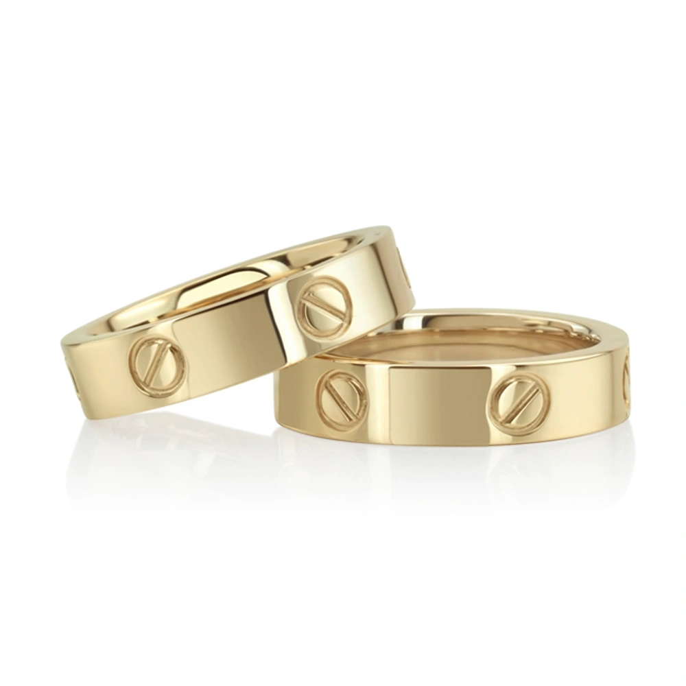 Cartier Inspired Design Wedding Ring Sets - view 1