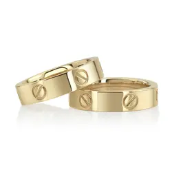 Cartier Inspired Design Wedding Ring Sets thumbnail 1