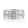 Channel Set Diamond Wedding Band 0.99 ct.tw thumbnail 6
