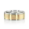 Two-Tone Basic Design Heavy Wedding Band  thumbnail 5
