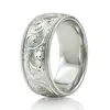 Milgrain Edge Fancy Carved Wedding Ring  thumbnail 6