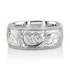 Milgrain Edge Fancy Carved Wedding Ring  thumbnail 8