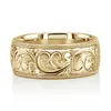 Milgrain Edge Fancy Carved Wedding Ring  thumbnail 9
